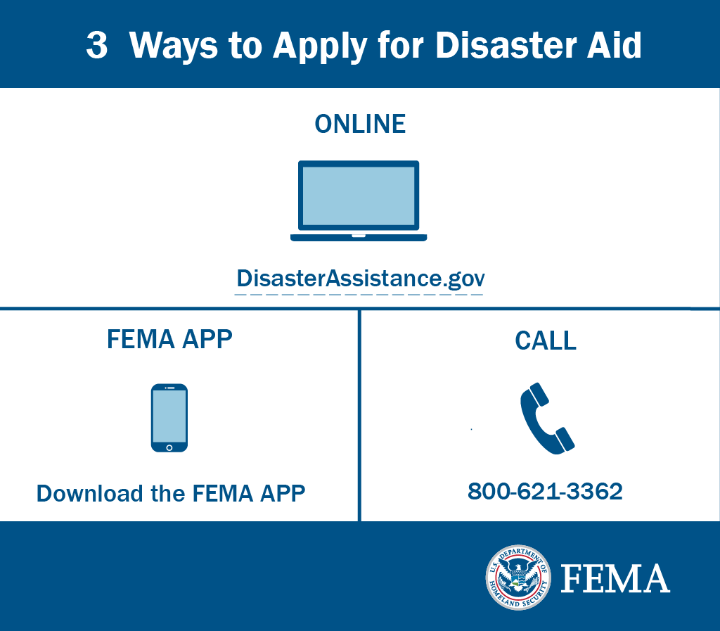 3 Ways To Apply For Assistance  Graphic