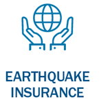 Hands holding a globe. Earthquake insurance.