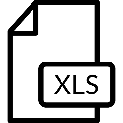 Excel document icon